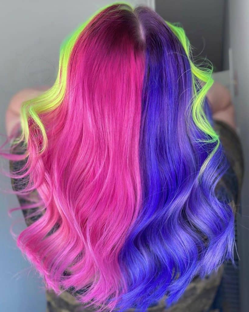30 Stylish Multi-Colored Hair Ideas - Hairstyle & Makeup
