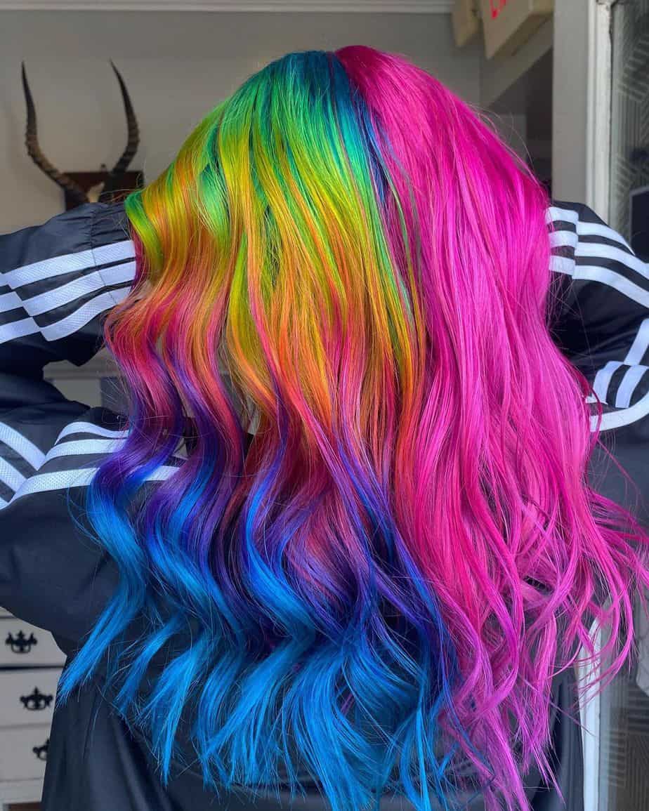 Rainbow Gemini hair 