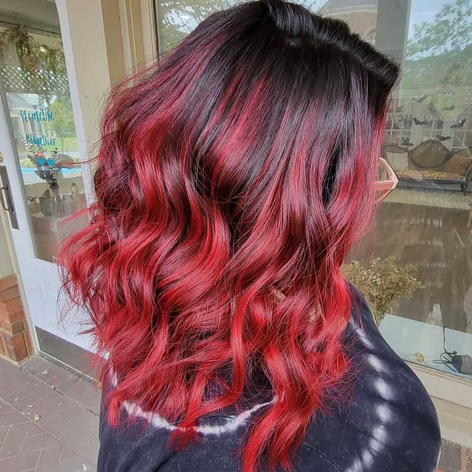 30 Red and Black Hair Color Ideas