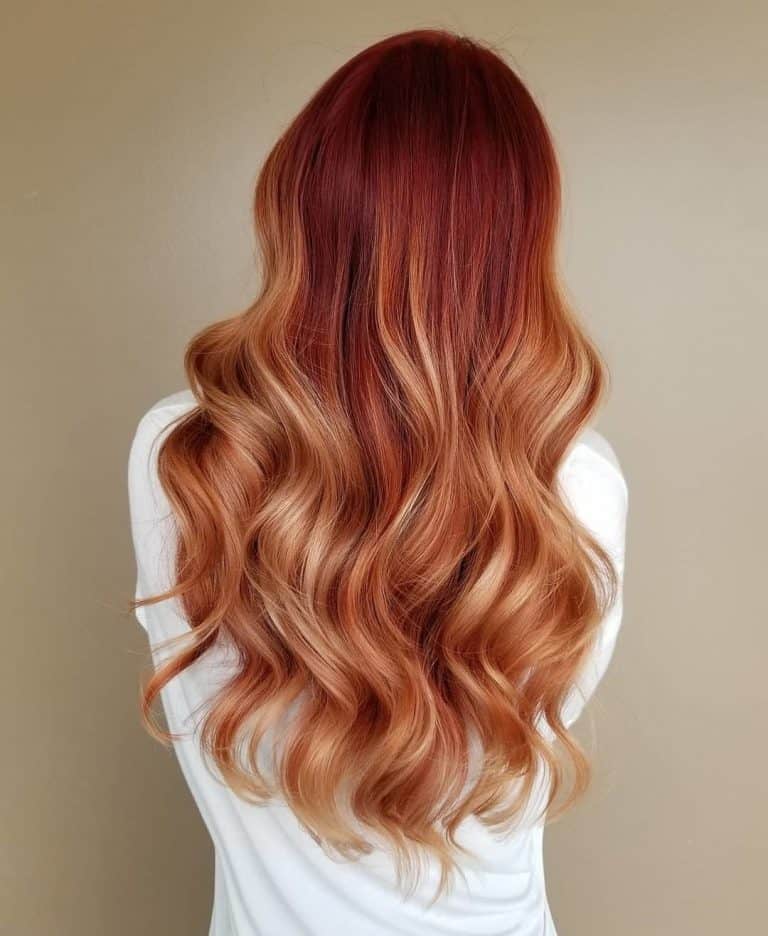 burnt orange hair color